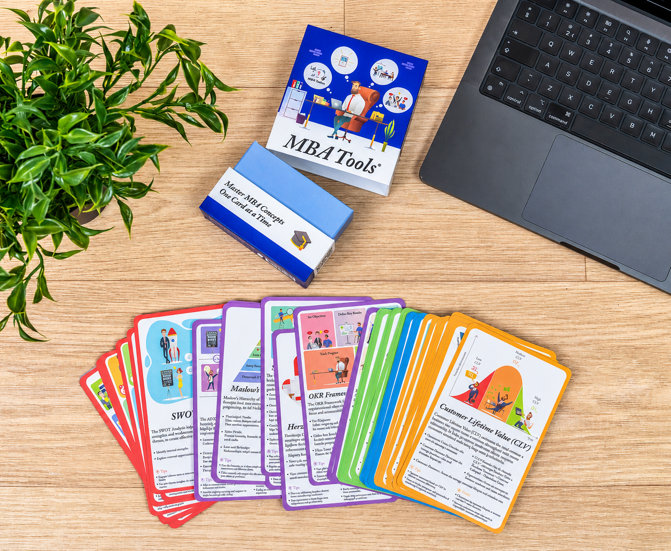 BizDecks MBA Tools physical and digital toolkit